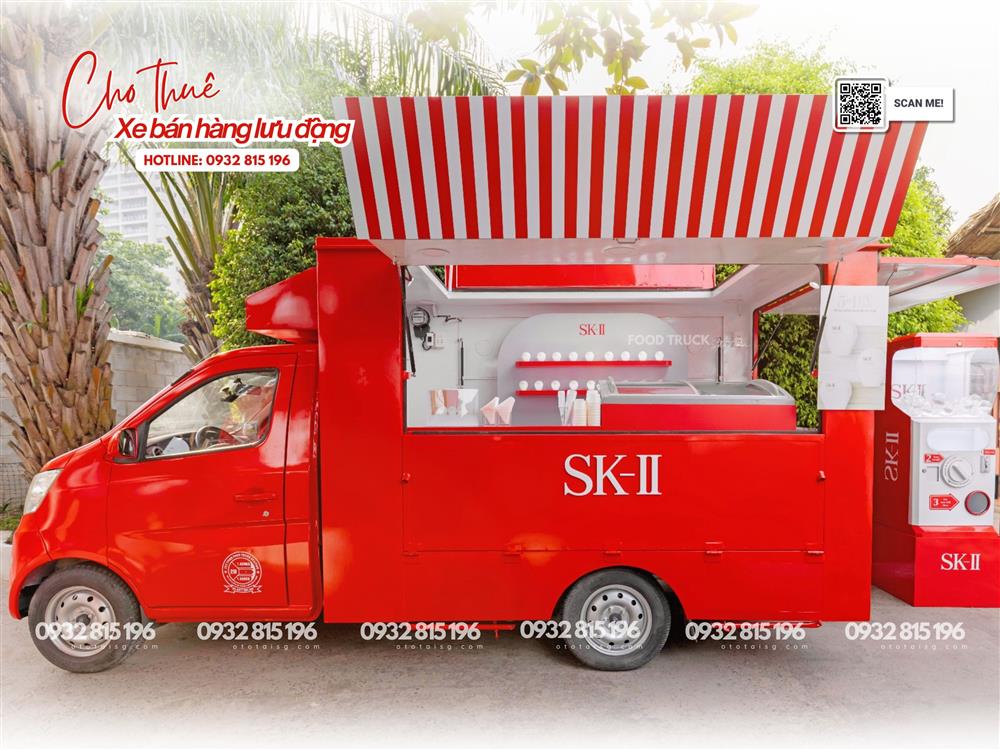 Food Truck thiết kế gian hàng giới thiệu sản phẩm mới